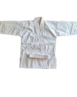 White Karate Gi Jacket (Uwagi) – Polycotton