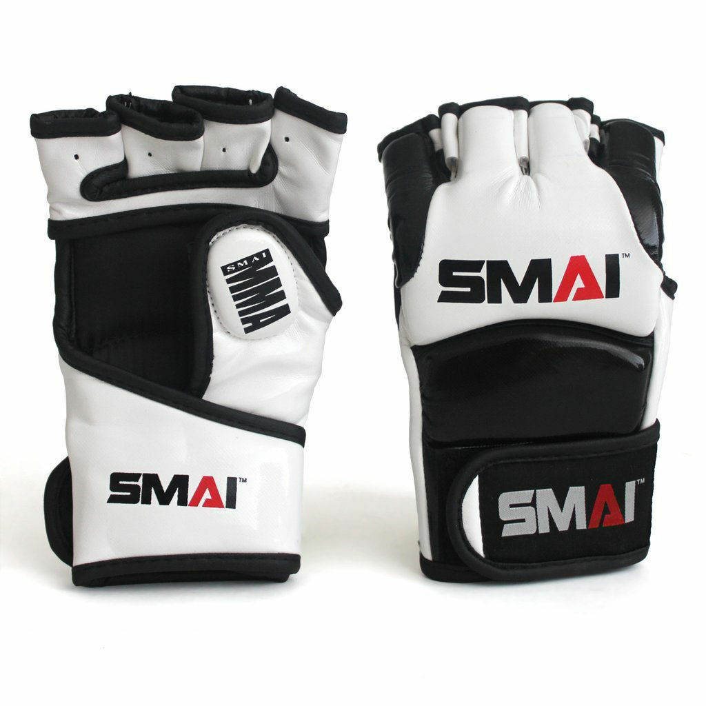 SMAI MMA Gloves – 4oz Synthetic Leather Sparring Gloves