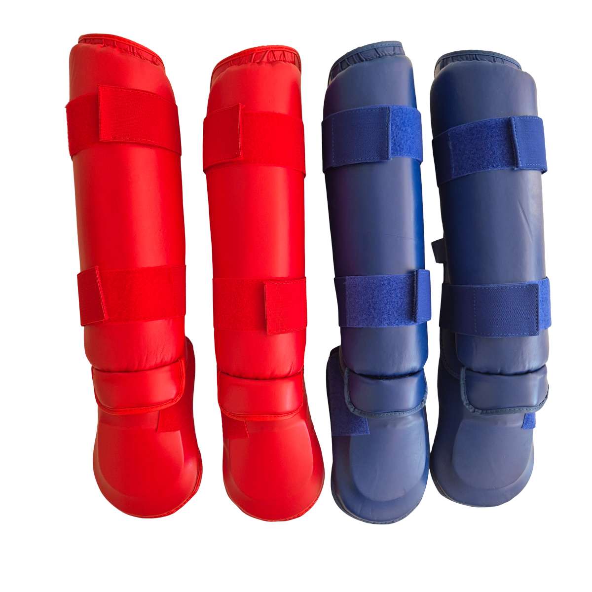 Red or Blue Shin Guard and Instep for Martial Arts
